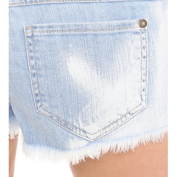 WILDFOX Lara Denim Cut Off Shorts 23 24 XS XXS - Picture 4 of 4